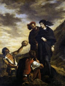 歐仁 德拉尅洛瓦 Hamlet and Horatio in the Graveyard 歐仁 德拉尅洛瓦 Hamlet and Horatio in the Graveyard